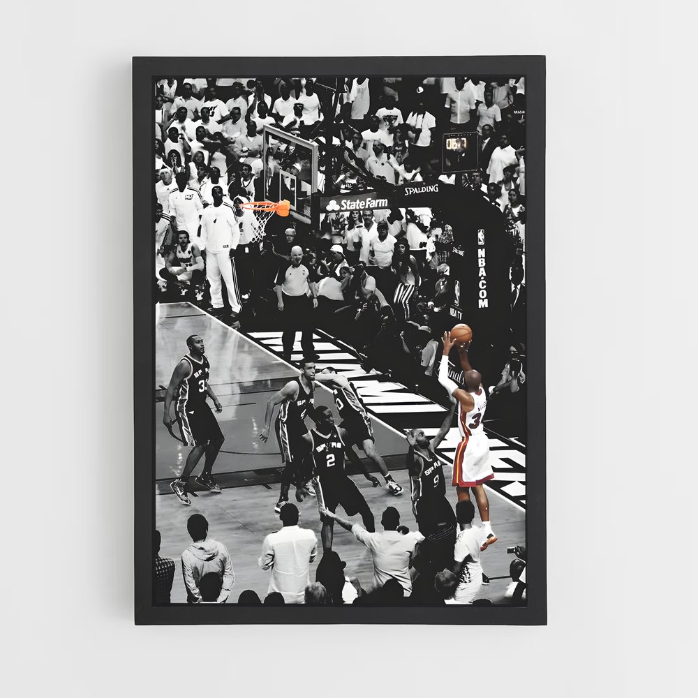 Poster Ray allen – affiche Basketball (vue 2)